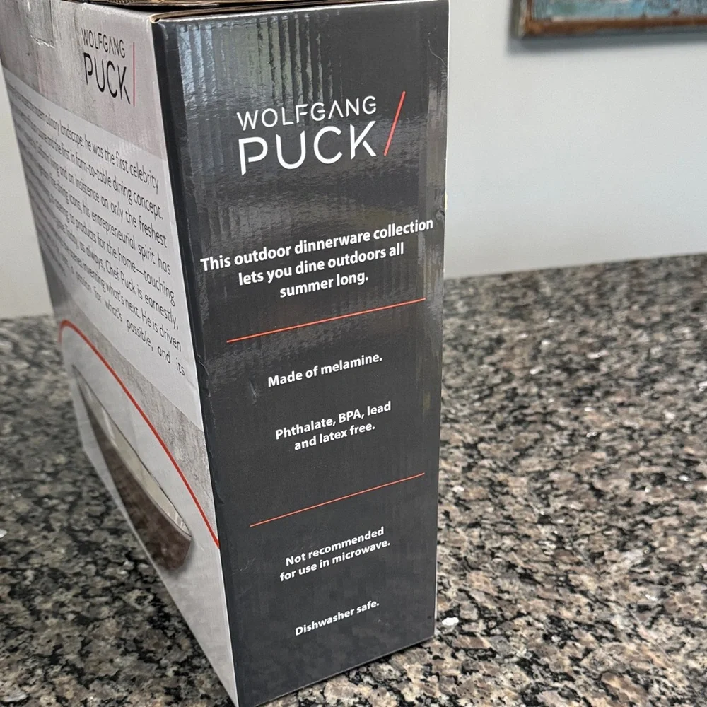 Wolfgang Puck Melamine Outdoor Serving Bowls NWT - Picture 6 of 8